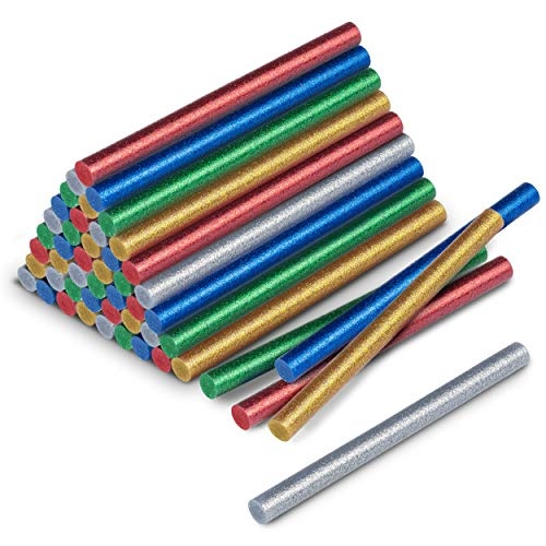 50 Stück heißklebestifte 11mm glitzer für heißklebepistole, amazon prime, 4,49 Euro