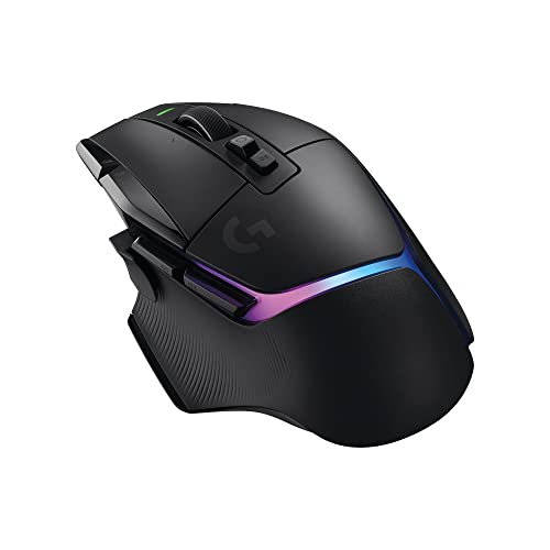 logitech g502 x plus gaming-maus kabellos mit hero 25k sensor rgb