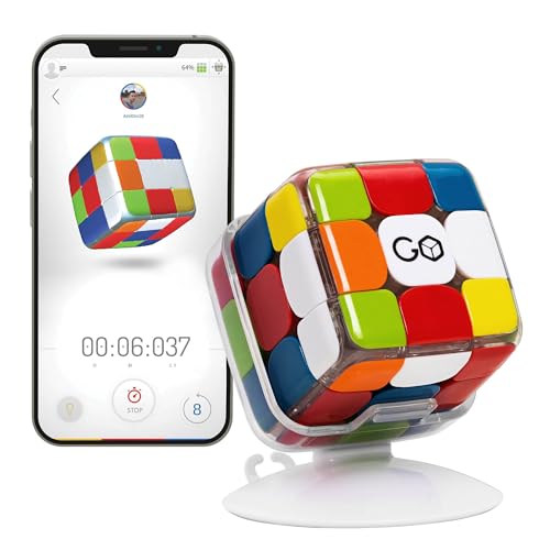 gocube full-pack, smarter bluetooth würfel 3x3 magnetisch mit app-interaktion