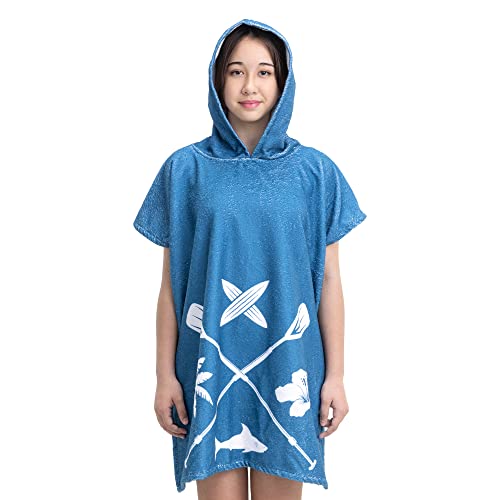 HOMELEVEL badeponcho kinder und baby, handtuch poncho für strand und schwimmbad