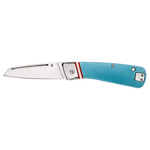 Gerber taschenklappmesser blau 7,37 cm gerade klinge 30-001664