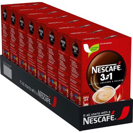 nescaf 3-in-1 kaffee-sticks 8 x 10er pack ab 14,32 euro statt 19 euro