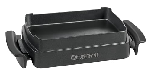 tefal optigrill backschale für pizza, aufläufe und brot, antihaft, spülmaschinenfest, schwarz
