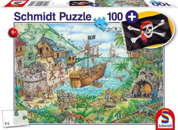 piratenbucht puzzle von schmidt spiele inkl. piratenflagge 8,87 (statt 13)