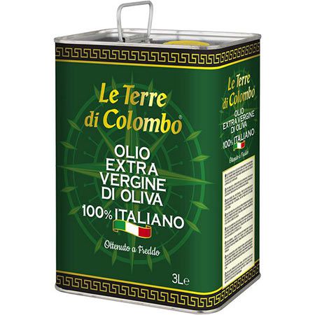 italienisches natives olivenöl extra 3 liter le terre di colombo 36,98