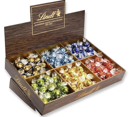lindt lindor schokolade kugeln 1718g thekendisplay für 59,99 euro statt 70 euro