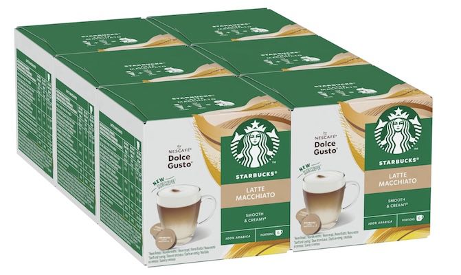 nescaf dolce gusto kafffekapseln 72x latte macchiato für 28,30 statt 35