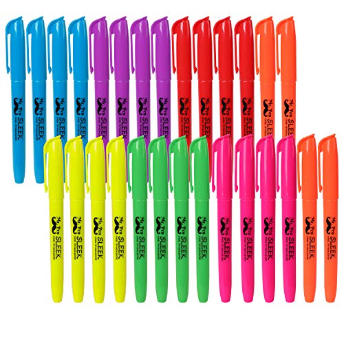 Produktbild: mr. pen glitzer-textmarker 8er set metallische farben keilspitze kein ausbluten