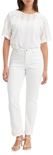 levi's damen jeans classic straight simply white 29w 32l