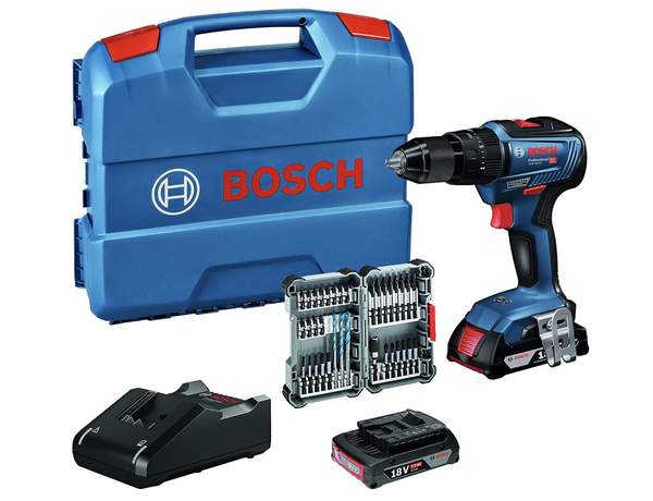 bosch professional akku schlagbohrschrauber gsb 18v-55 für 194,99 statt 243