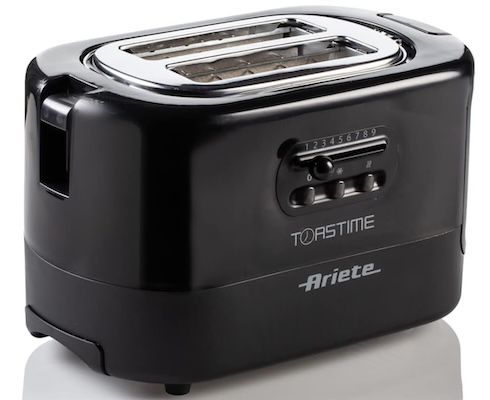 ariete 159 toastime toaster schwarz für 23,46 euro statt 39 euro