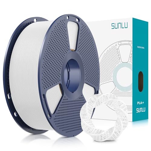 sunlu pla+ filament 1.75mm weiß 1kg 3d drucker filament stark belastbar Maßgenauigkeit +/- 0.02mm