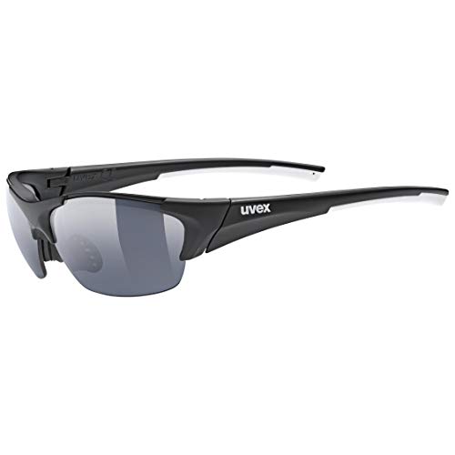 uvex sport sonnenbrille blaze III schwarz mit wechselscheiben, prime