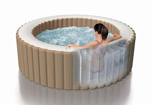 intex whirlpool beige rund 196 cm x 71 cm aufblasbar