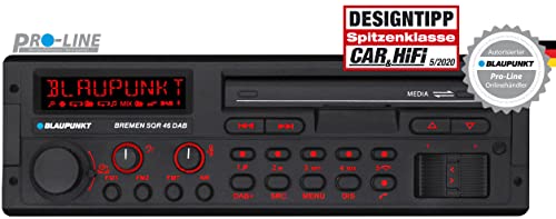 Blaupunkt Bremen SQR 46 DAB Autoradio 1-DIN DAB+ Bluetooth Freisprech für Oldtimer