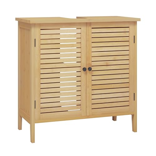 Waschbeckenunterschrank 60x60x30 in Bambusoptik