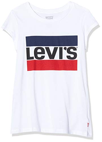 levi's mädchen t-shirt sportswear logo weiß 16 jahre