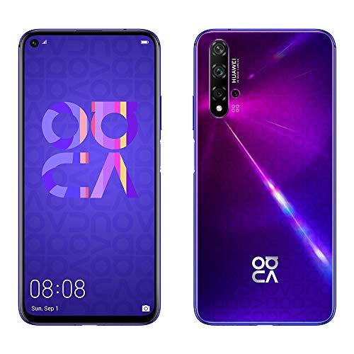 huawei nova 5t dual-sim 128 gb smartphone purple - spanische version