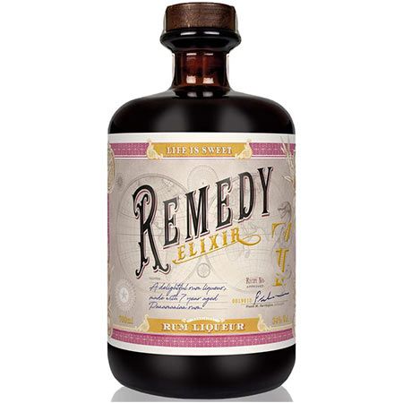 remedy elixir rum-likör mit kakao, orange und kokos für 14,74 statt 25