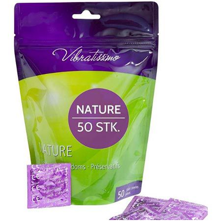 vibratissimo nature kondome 50er pack extra feucht 53mm ab 8,99