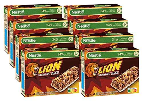 nestl lion cerealien riegel 8er pack ohne künstliche aromen, 4x25g