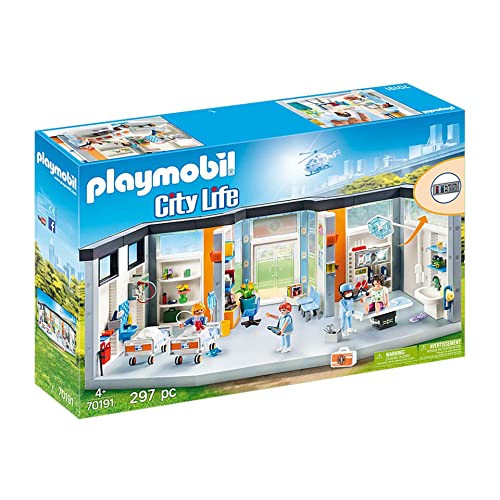 playmobil krankenhaus 70191 mit einrichtung für kinder ab 4 jahren