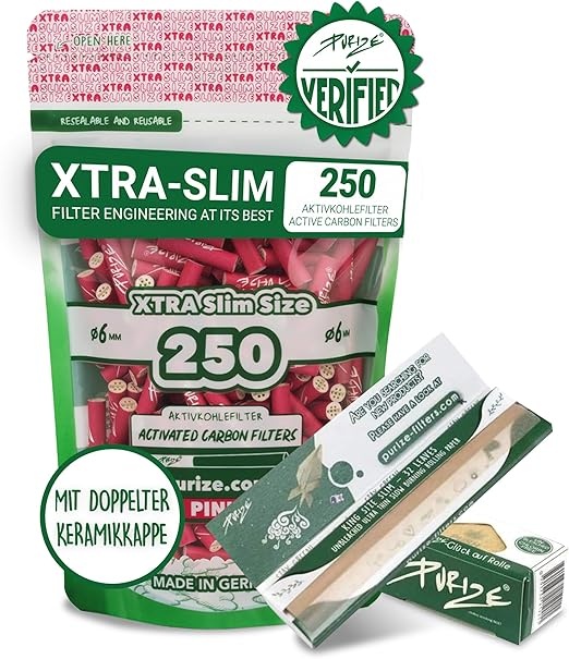 purize aktivkohlefilter 250x, longpapes, 4m papierrollen zum besten preis