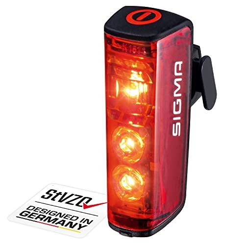 SIGMA Blaze Fahrrad-Rücklicht StVZO, Bremslicht, Akkubetrieben