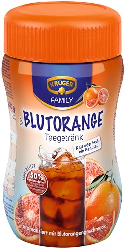 Blutorangentee 400 g von KRÜGER, aromatischer Früchtetee ohne Zusatzstoffe