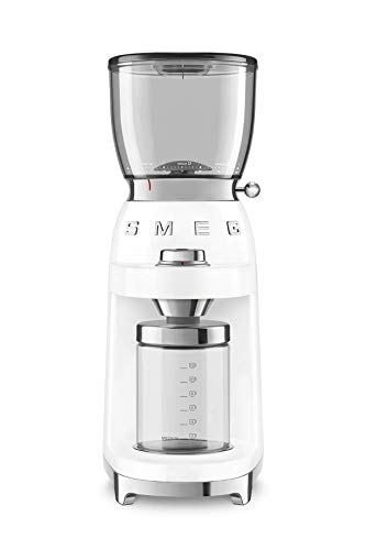 Smeg Kaffeemühle CGF01WHEU, 150W, weiß, druckgussgehäuse