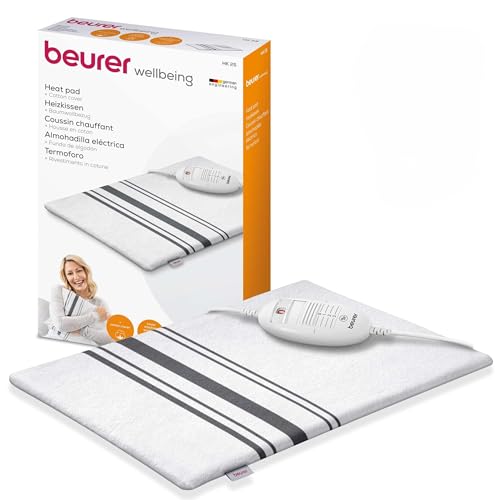 Beurer HK 25 Heizkissen 40x30 cm, 3 Temperaturstufen, waschbar, weiß-grau