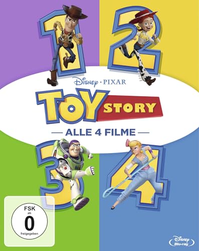Produktbild: toy story blu-ray collection I-IV, alle filme in einem set