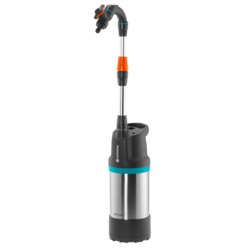 gardena regenfasspumpe inox 4700/2, tauchdruckpumpe 4700 l/h, filter integriert