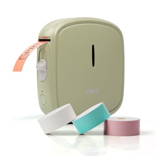 Produktbild: prt Qutie bluetooth label maker selbstklebend, tragbarer etikettendrucker, 3 rollen
