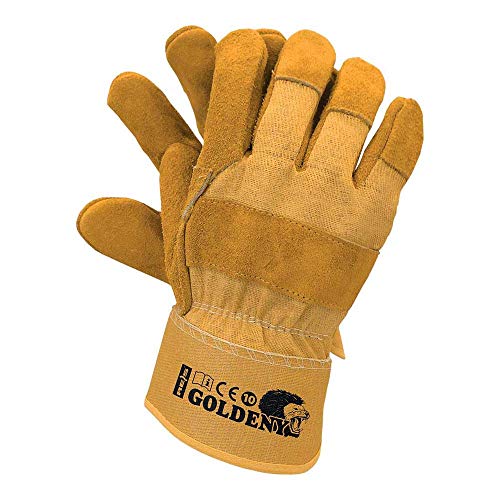 reis goldeny schutzhandschuhe gelb 10 größe 12 stück