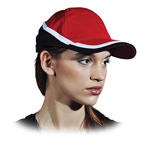reis cztopcb schutzmütze rot schwarz 57-61 cm 24 stück