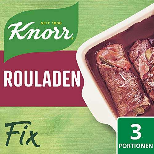 knorr fix rouladen gewürzmischung ohne zusatzstoffe, 31 g