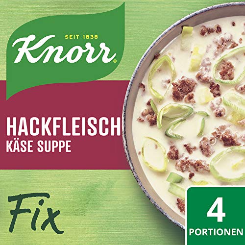 knorr fix würzmischung hackfleisch käse suppe ohne geschmacksverstärker, 58g