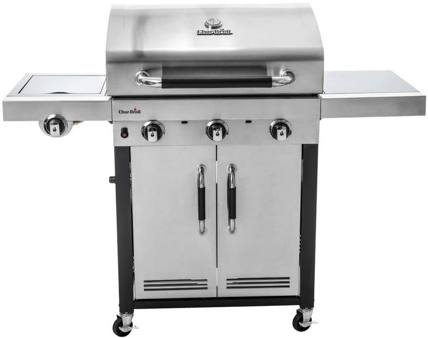char-broil advantage 345s gasgrill 3 brenner mit seitenbrenner 359,90