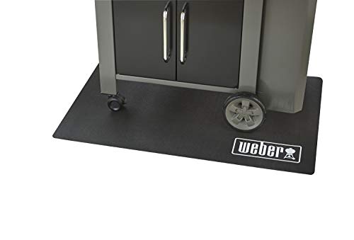 weber grillmatte klein 120 x 80 cm für terrasse balkon fettspritzer schutz