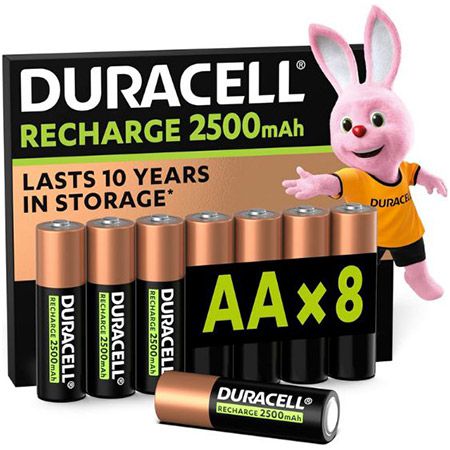 Duracell AA Akkus 2500 mAh 8er Pack