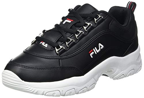 fila kinder sneaker strada unisex schwarz 28 eu