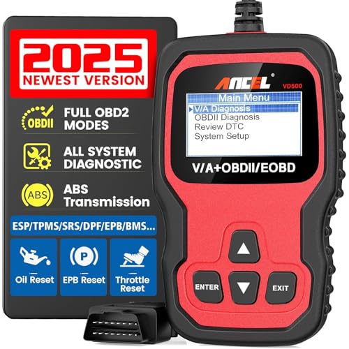 Produktbild: ancel vd500pro obd2 diagnosegerät auto fehlercode auslesegerät für vw audi skoda seat