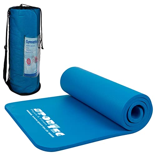 fitnessmatte sport-tec mit tragetasche, gymnastikmatte, yogamatte, turnmatte
