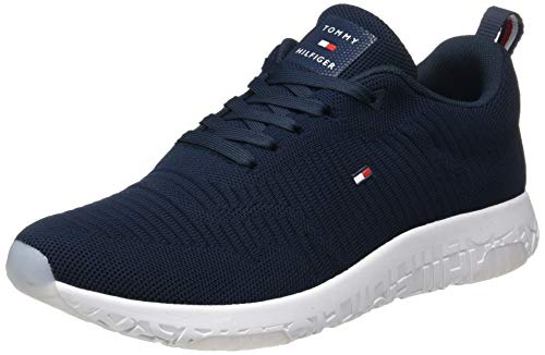 tommy hilfiger runner sneaker herren blau desert sky 45 eu
