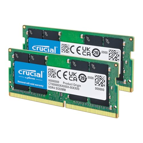 crucial ddr4 ram 64gb kit 2x32gb 3200mhz sodimm cl22 riegel