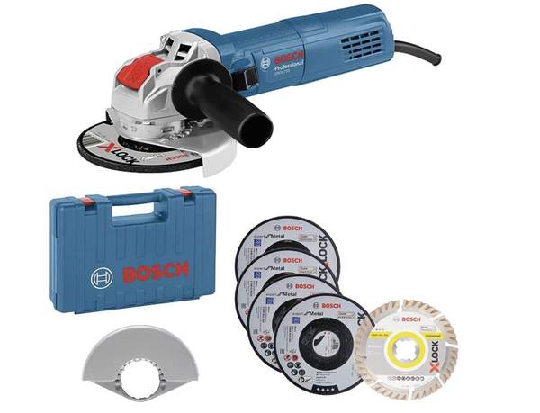 bosch professional winkelschleifer gwx 750-125 125 mm für 98,10 euro