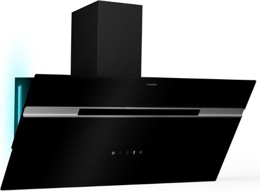 Klarstein Alina 90 Dunstabzugshaube 90cm, Edelstahl, energieeffizient