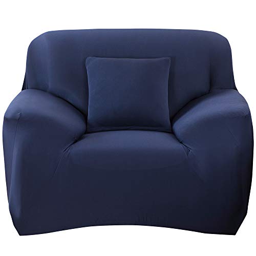 halovie sofaüberwurf stretch universal sofabezug mit kissenbezug 1-sitzer wohnzimmer