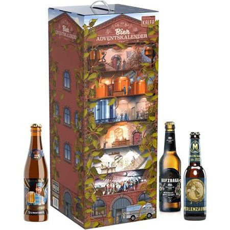 bier-adventskalender brauwerk edition mit 24 deutschen biersorten für 49,99 euro